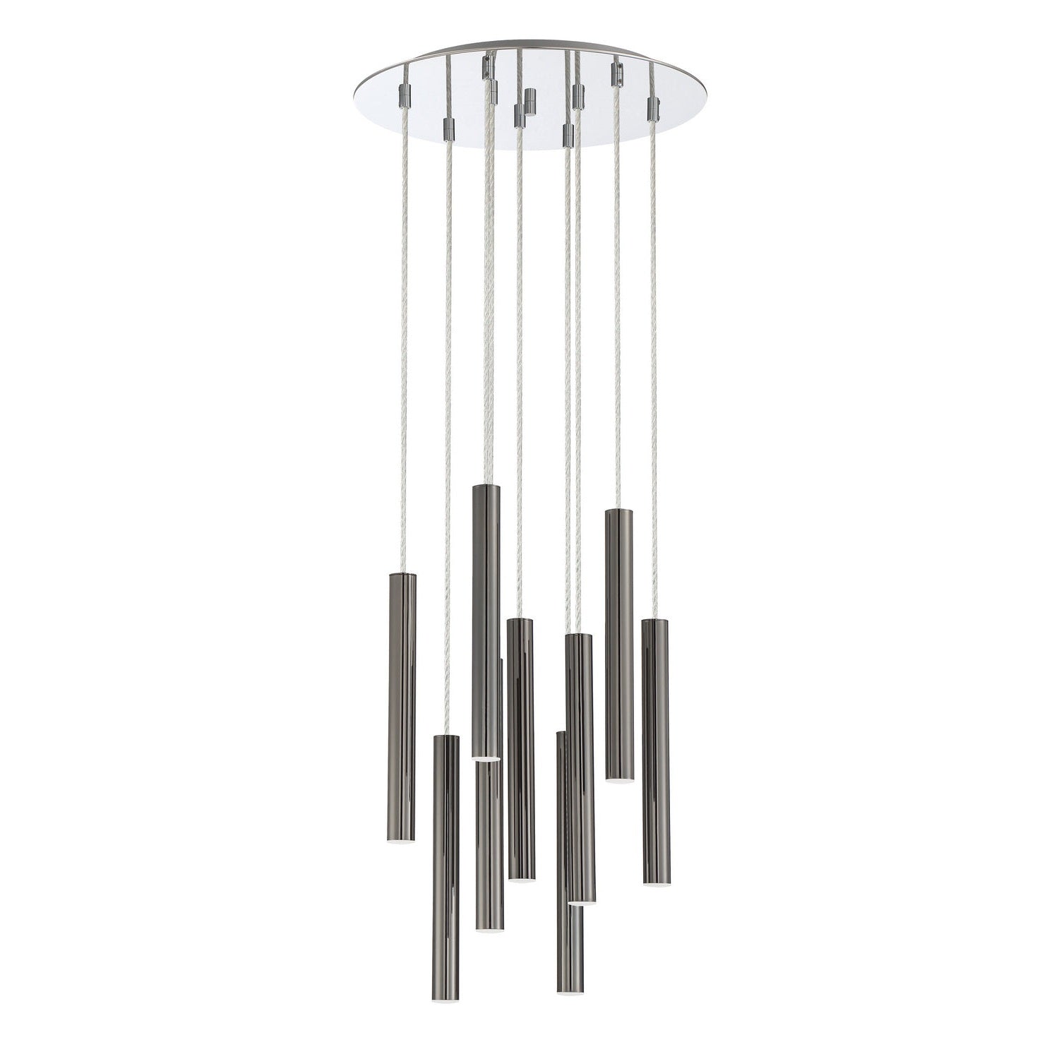 Z-Lite - 917MP12-PBL-LED-9RCH - LED Chandelier - Forest - Chrome