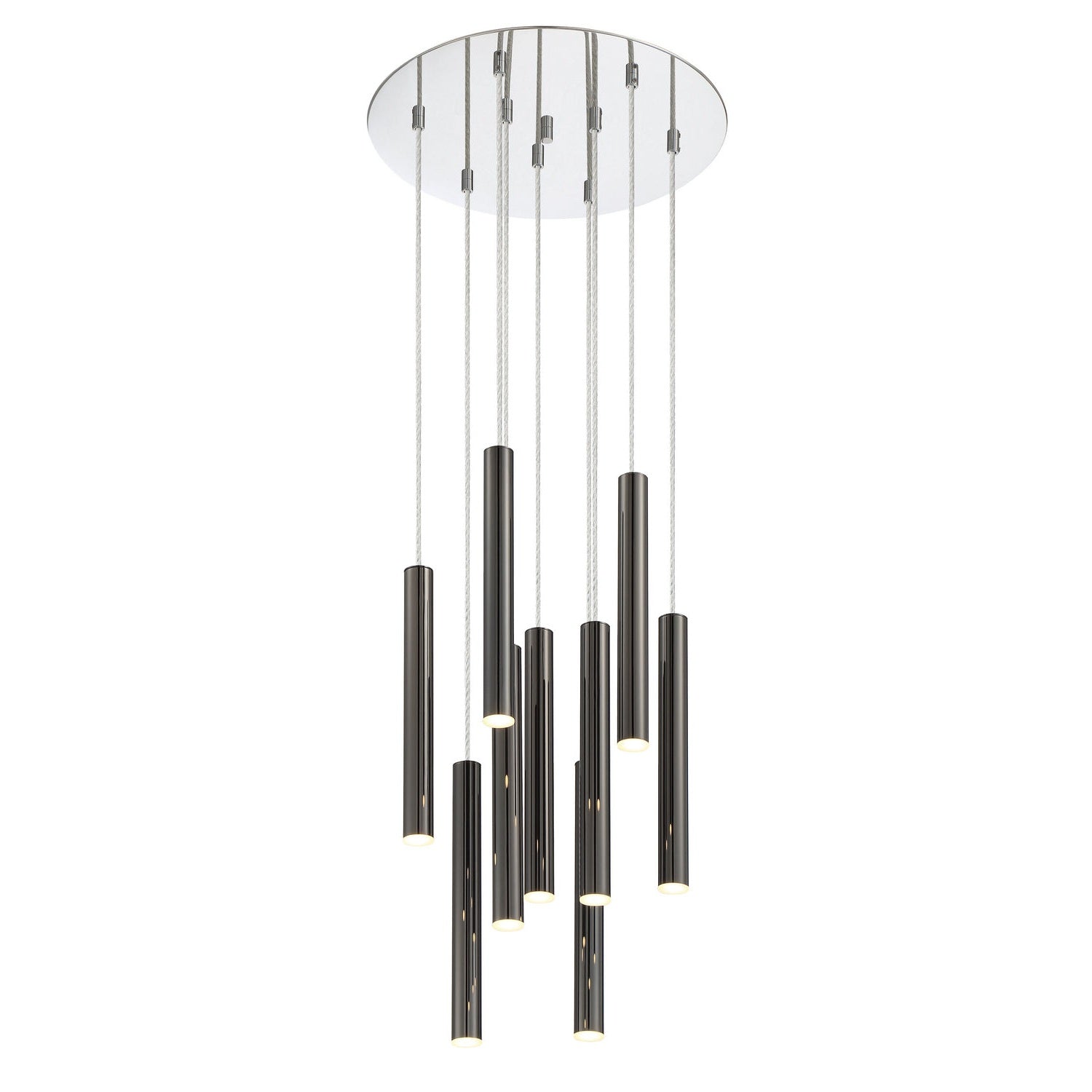 Z-Lite - 917MP12-PBL-LED-9RCH - LED Chandelier - Forest - Chrome