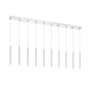 Z-Lite - 917MP12-WH-LED-10LCH - LED Linear Chandelier - Forest - Chrome