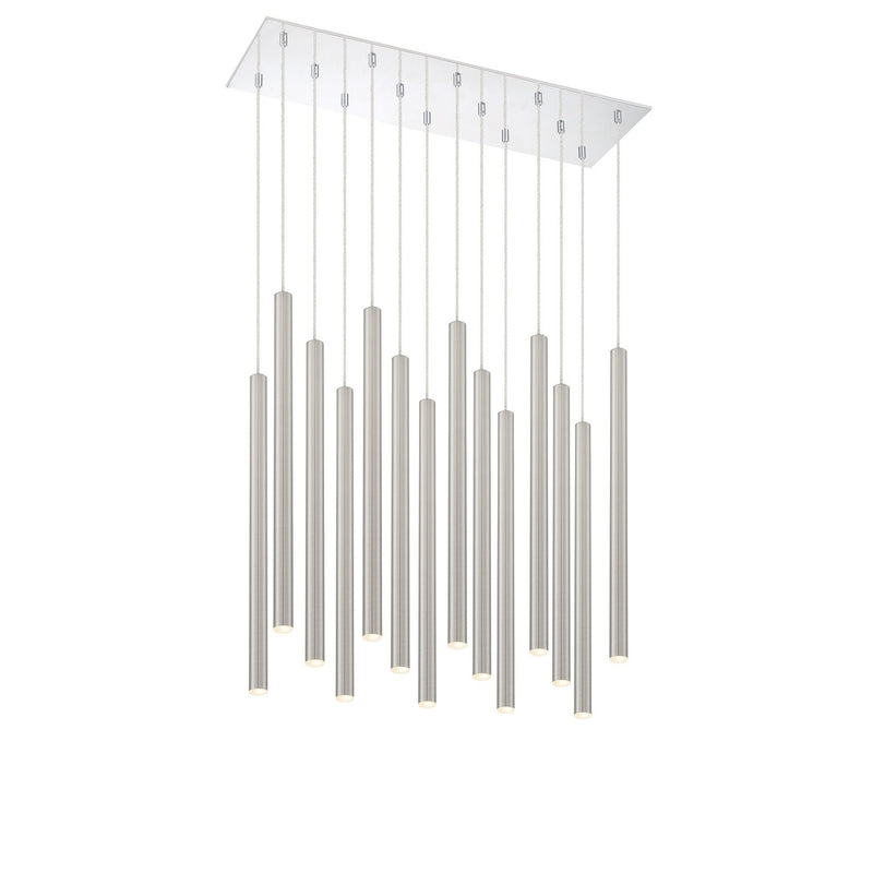 Z-Lite - 917MP24-BN-LED-14LCH - LED Chandelier - Forest - Chrome