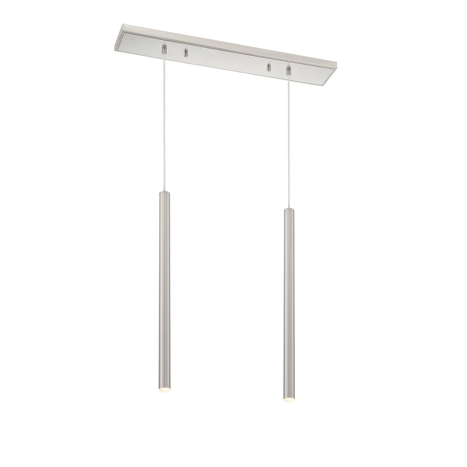Z-Lite - 917MP24-BN-LED-2LBN - LED Linear Chandelier - Forest - Brushed Nickel