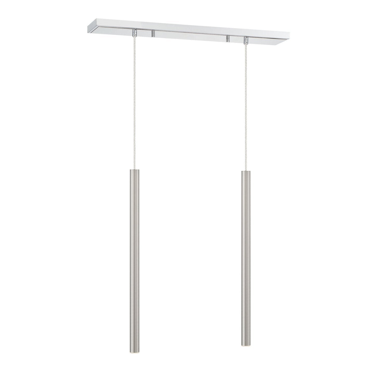 Z-Lite - 917MP24-BN-LED-2LCH - LED Linear Chandelier - Forest - Chrome