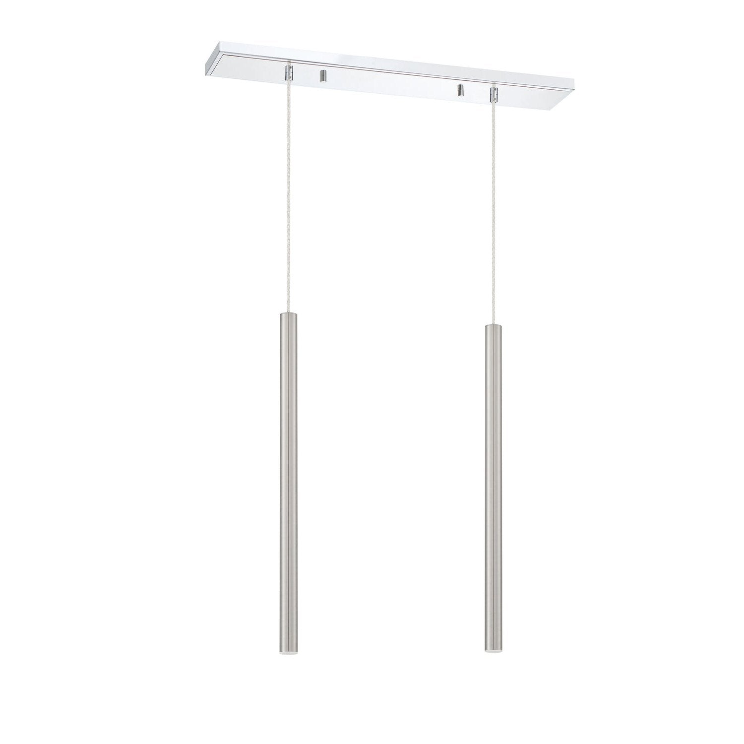 Z-Lite - 917MP24-BN-LED-2LCH - LED Linear Chandelier - Forest - Chrome