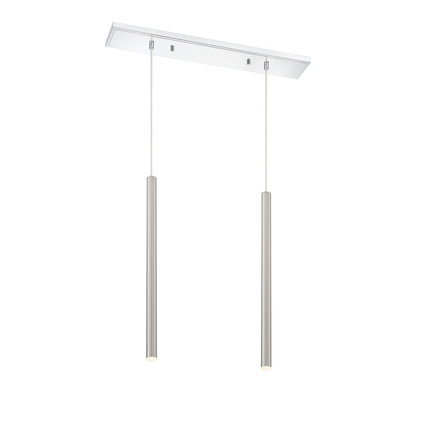 Z-Lite - 917MP24-BN-LED-2LCH - LED Linear Chandelier - Forest - Chrome