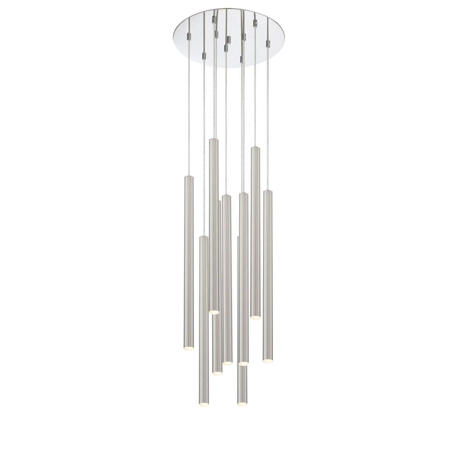 Z-Lite - 917MP24-BN-LED-9RCH - LED Chandelier - Forest - Chrome