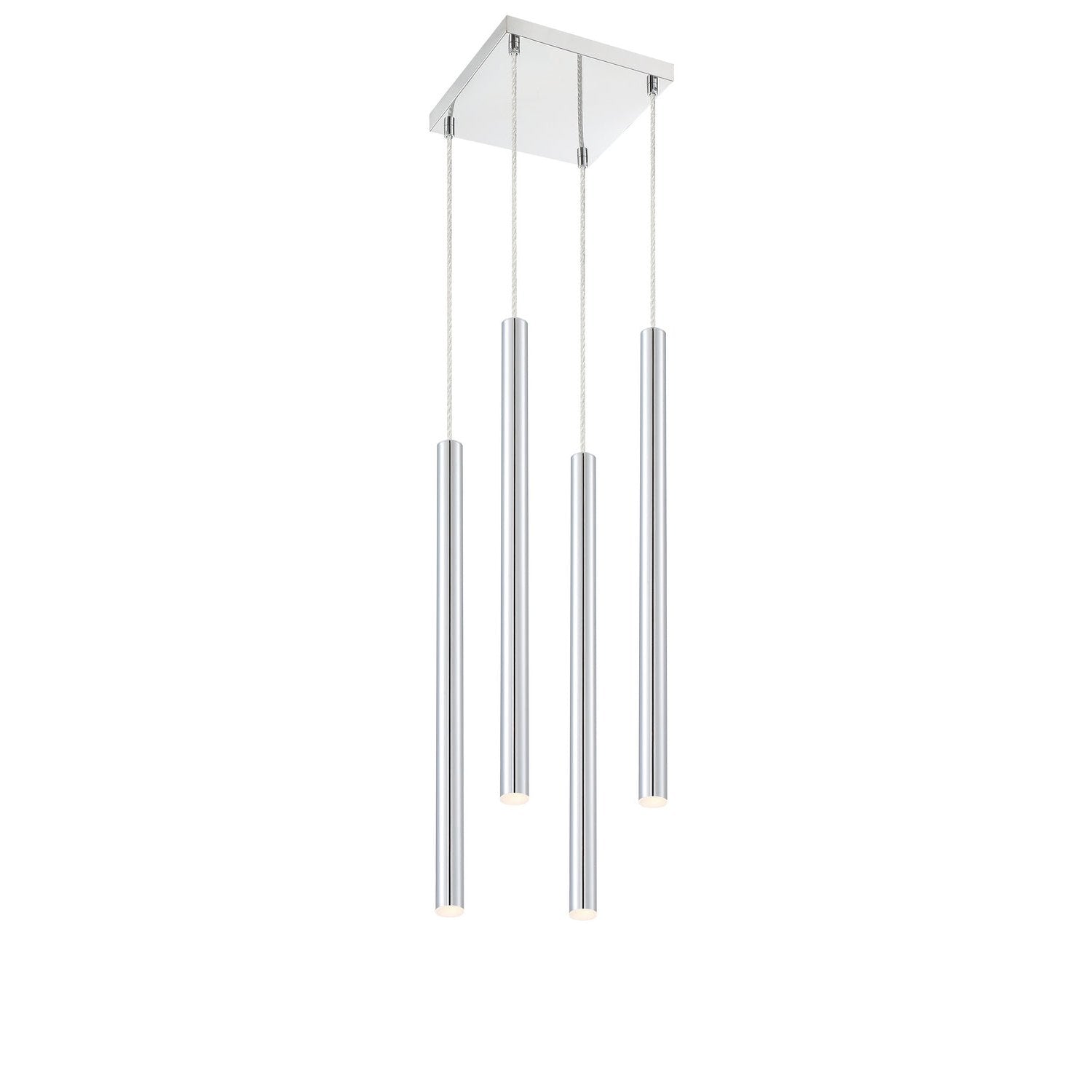 Z-Lite - 917MP24-CH-LED-4SCH - LED Chandelier - Forest - Chrome