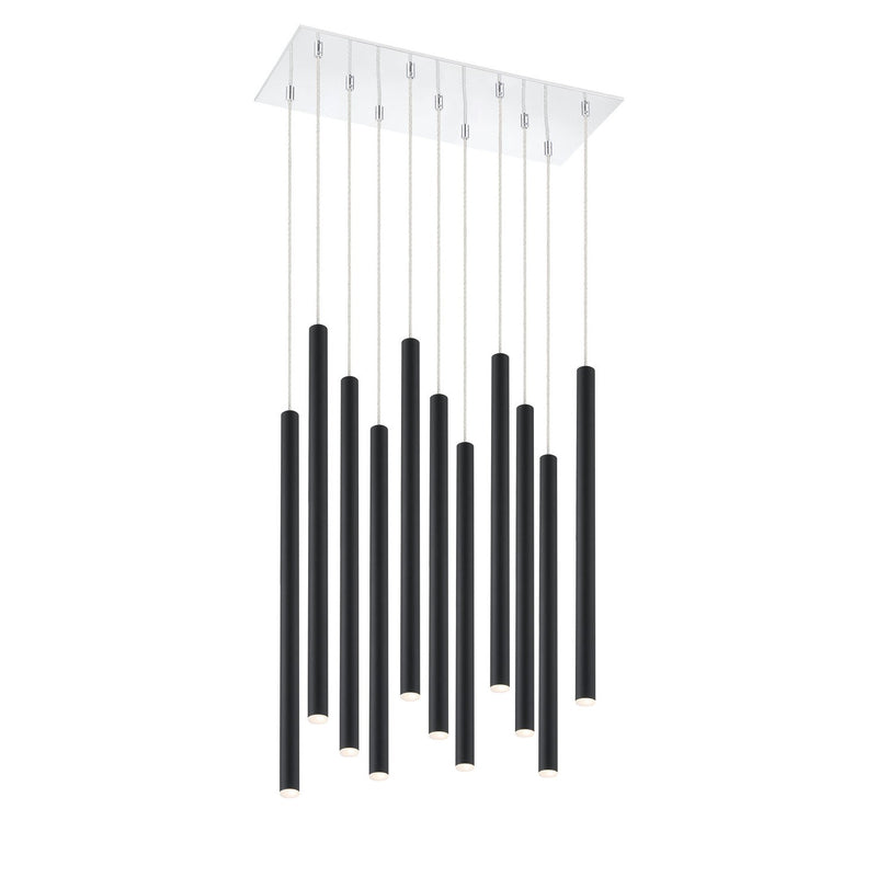 Z-Lite - 917MP24-MB-LED-11LCH - LED Chandelier - Forest - Chrome