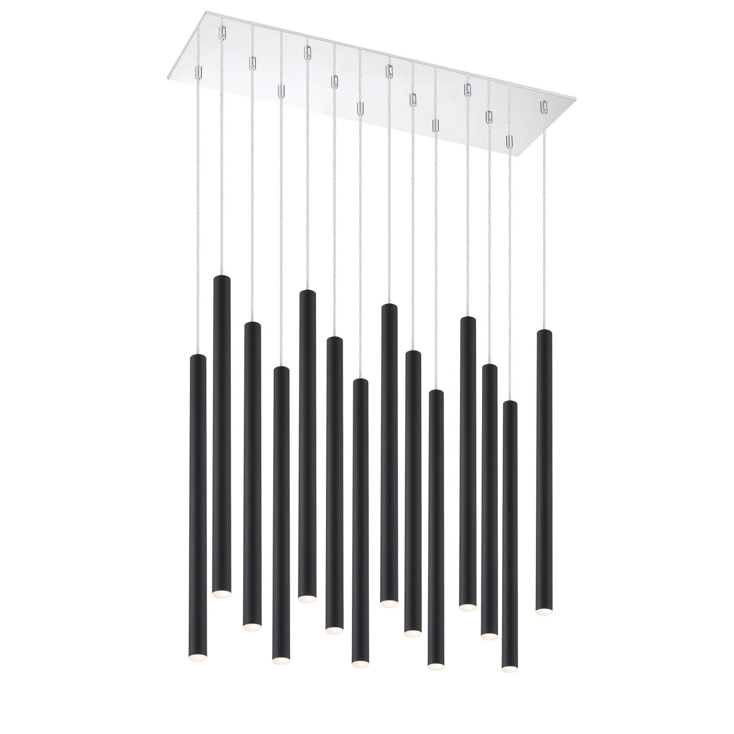 Z-Lite - 917MP24-MB-LED-14LCH - LED Chandelier - Forest - Chrome