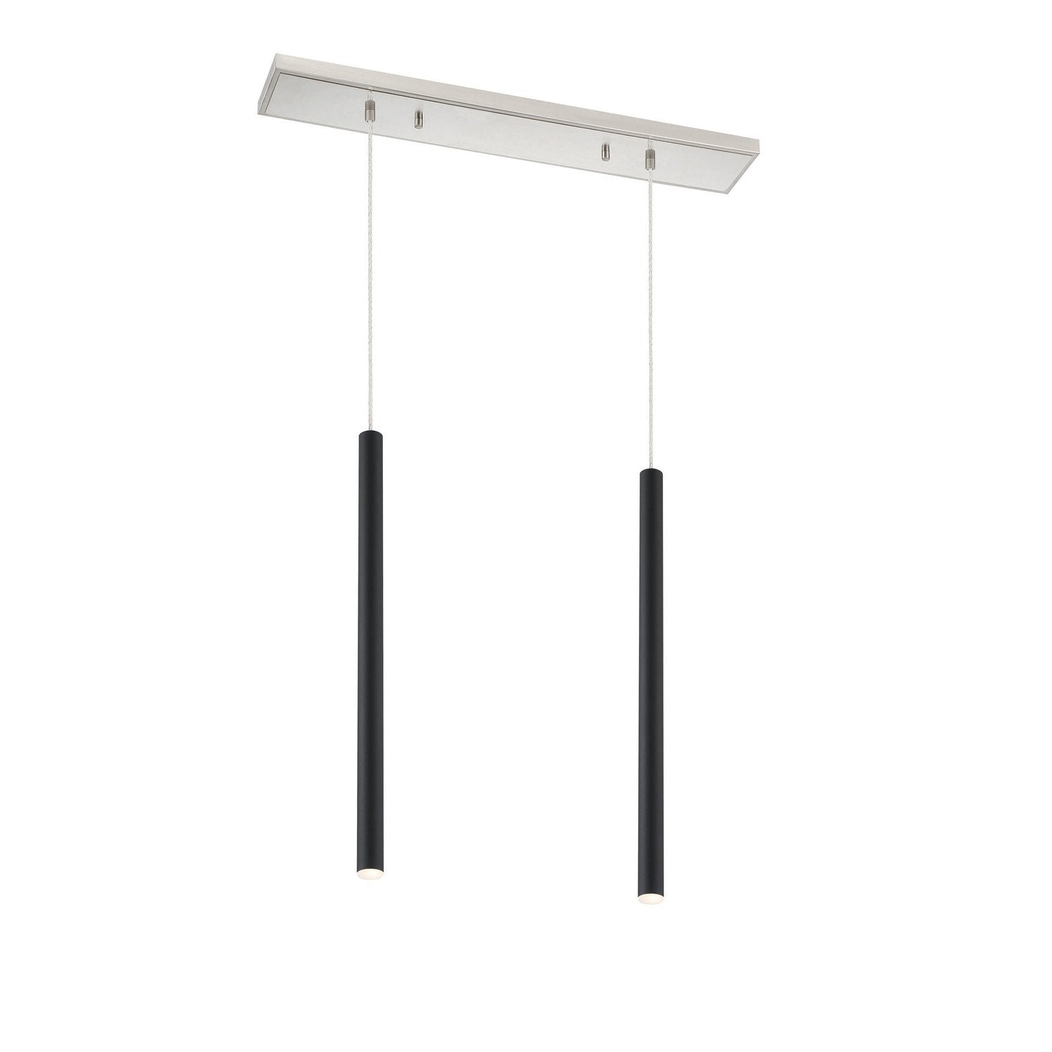 Z-Lite - 917MP24-MB-LED-2LBN - LED Linear Chandelier - Forest - Brushed Nickel