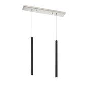Z-Lite - 917MP24-MB-LED-2LBN - LED Linear Chandelier - Forest - Brushed Nickel