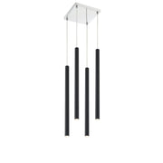 Z-Lite - 917MP24-MB-LED-4SCH - LED Chandelier - Forest - Chrome