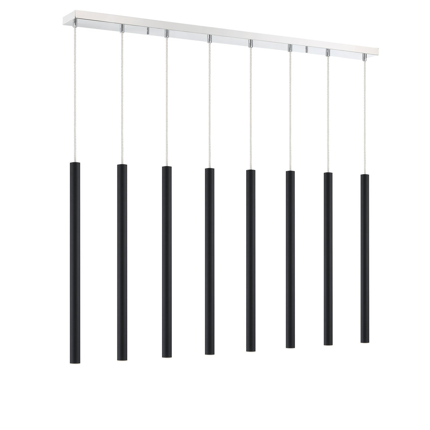 Z-Lite - 917MP24-MB-LED-8LCH - LED Linear Chandelier - Forest - Chrome