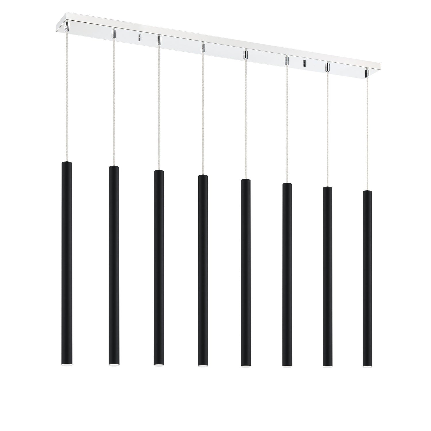 Z-Lite - 917MP24-MB-LED-8LCH - LED Linear Chandelier - Forest - Chrome