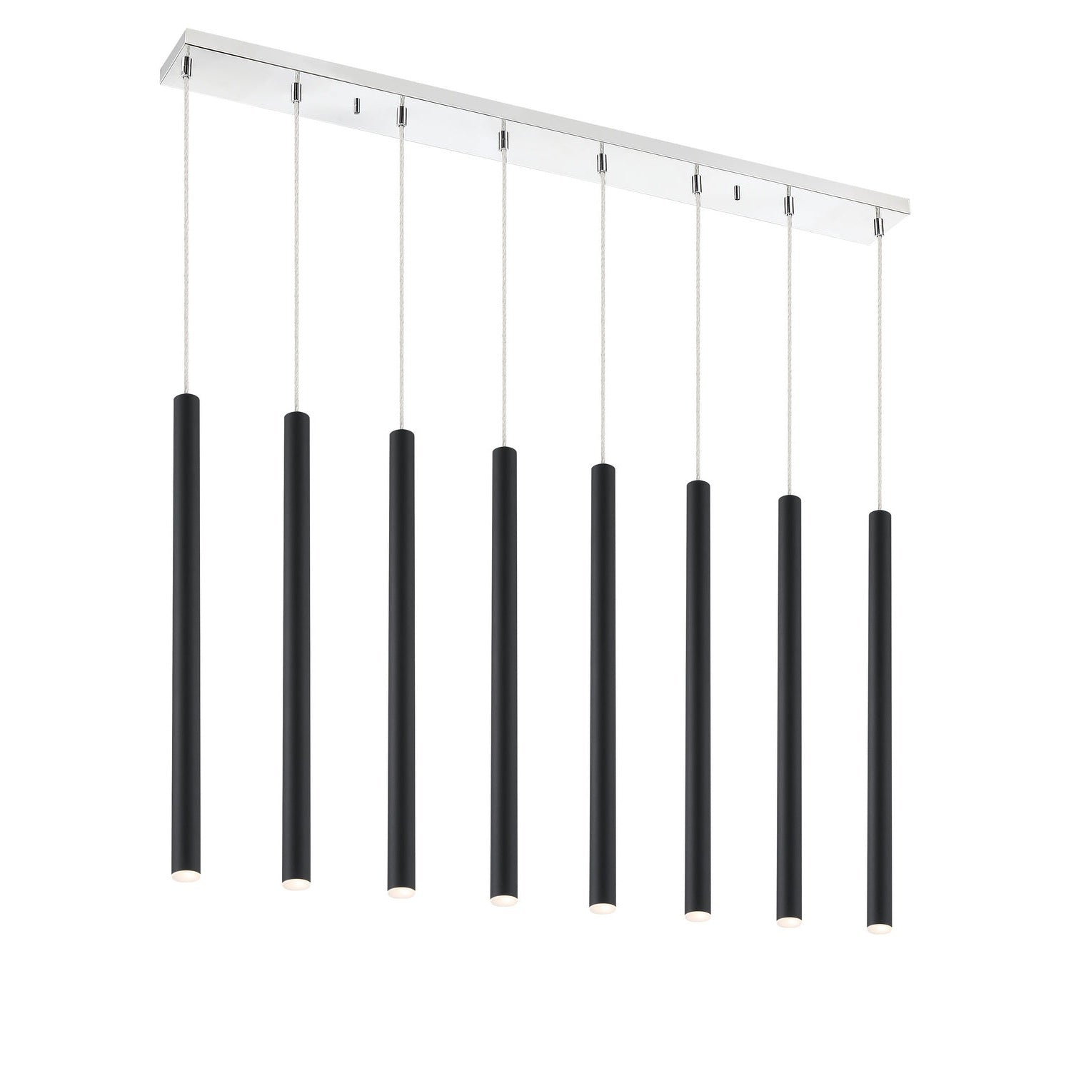Z-Lite - 917MP24-MB-LED-8LCH - LED Linear Chandelier - Forest - Chrome
