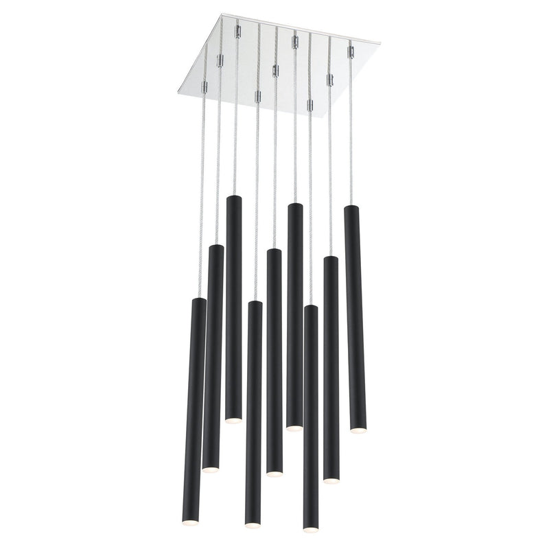 Z-Lite - 917MP24-MB-LED-9SCH - LED Chandelier - Forest - Chrome