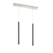 Z-Lite - 917MP24-PBL-LED-2LBN - LED Linear Chandelier - Forest - Brushed Nickel