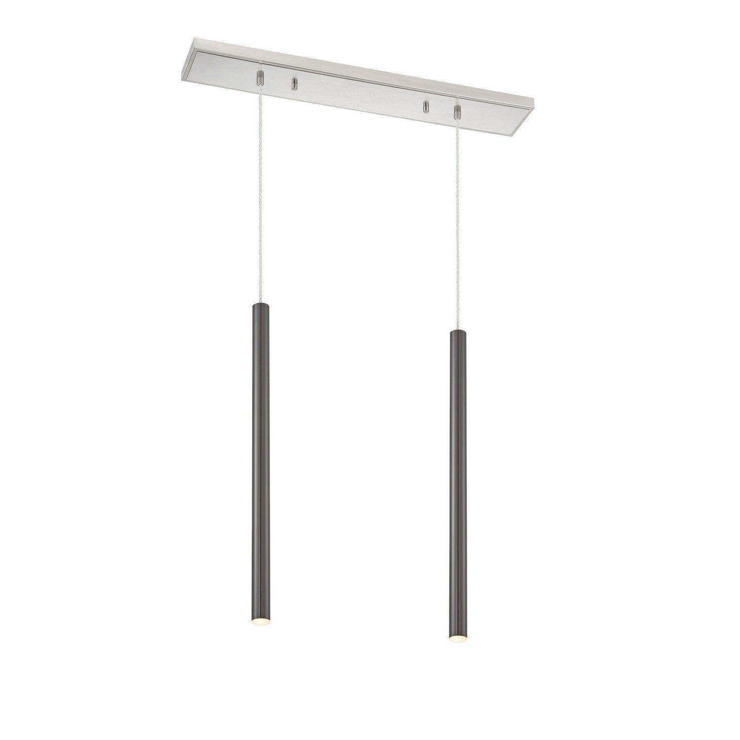 Z-Lite - 917MP24-PBL-LED-2LBN - LED Linear Chandelier - Forest - Brushed Nickel