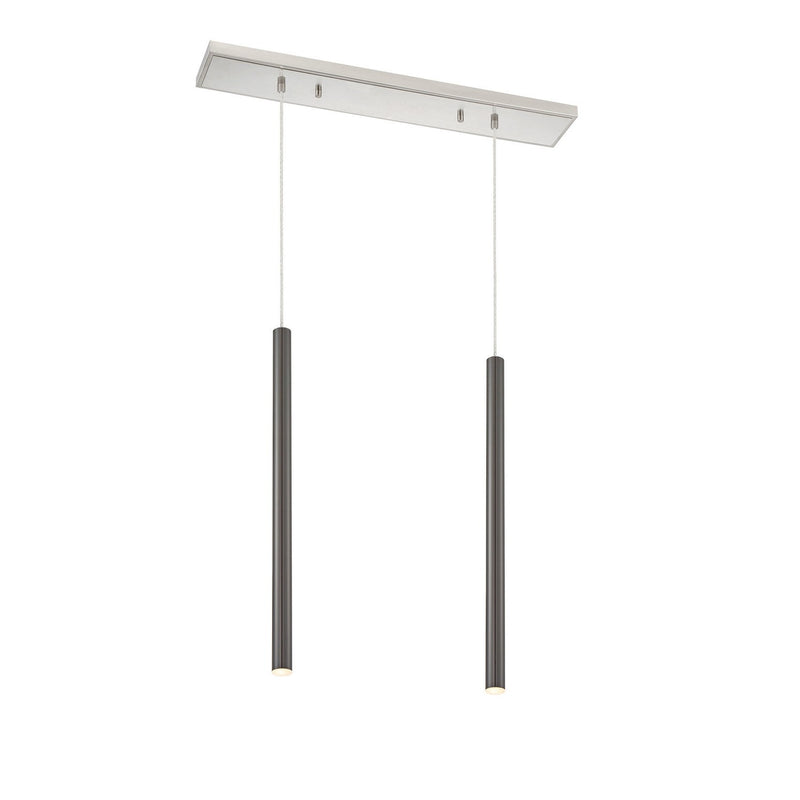 Z-Lite - 917MP24-PBL-LED-2LBN - LED Linear Chandelier - Forest - Brushed Nickel