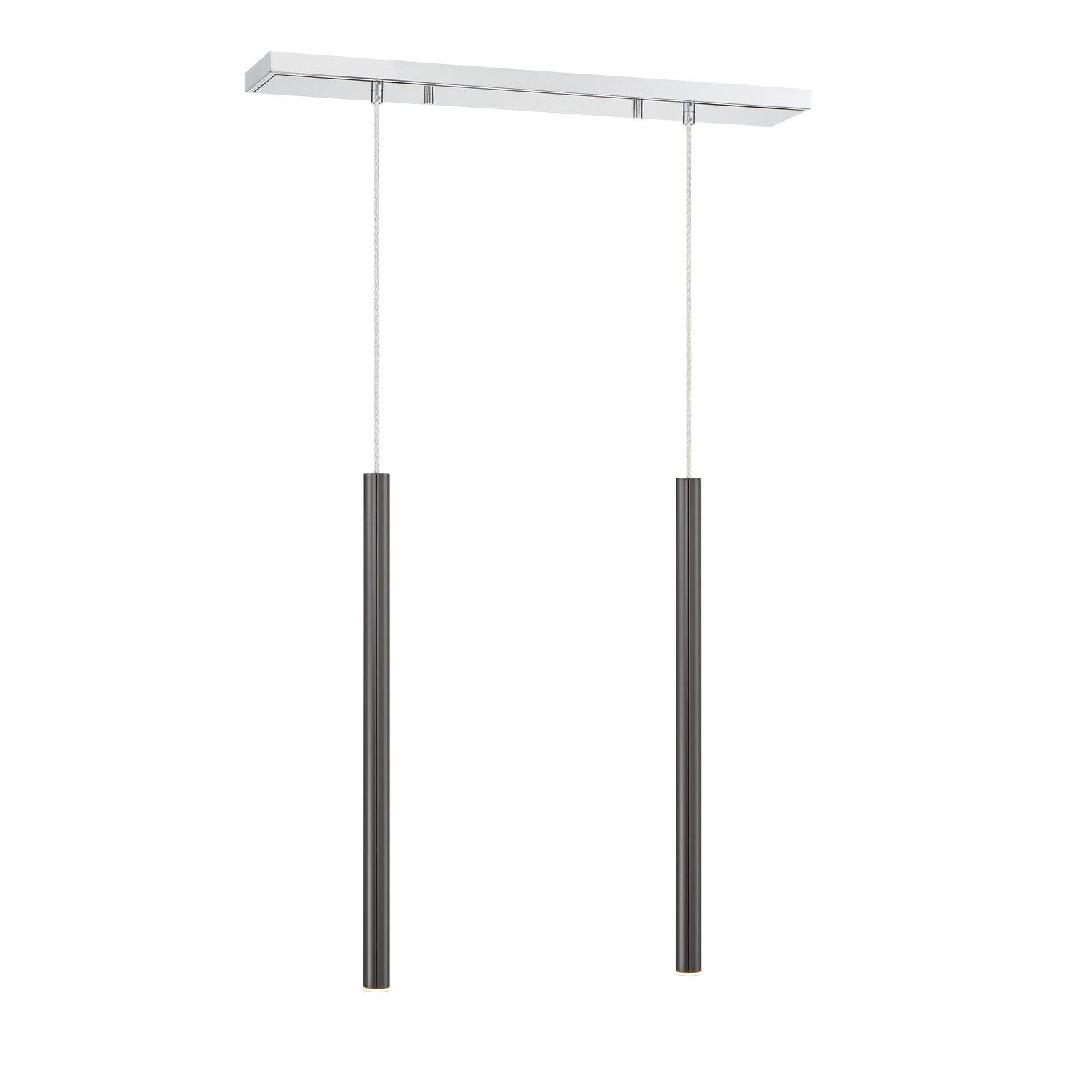 Z-Lite - 917MP24-PBL-LED-2LCH - LED Linear Chandelier - Forest - Chrome