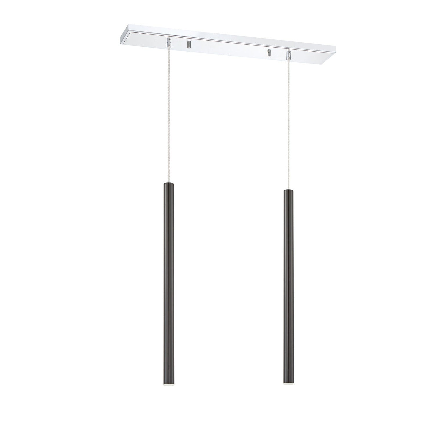 Z-Lite - 917MP24-PBL-LED-2LCH - LED Linear Chandelier - Forest - Chrome