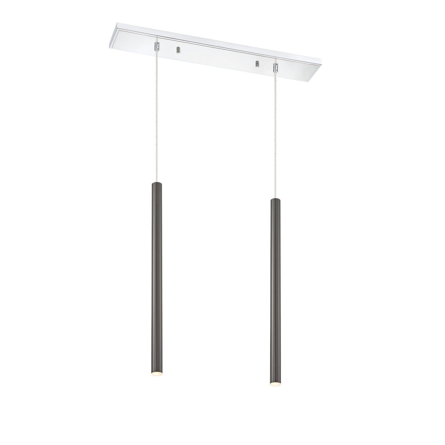 Z-Lite - 917MP24-PBL-LED-2LCH - LED Linear Chandelier - Forest - Chrome