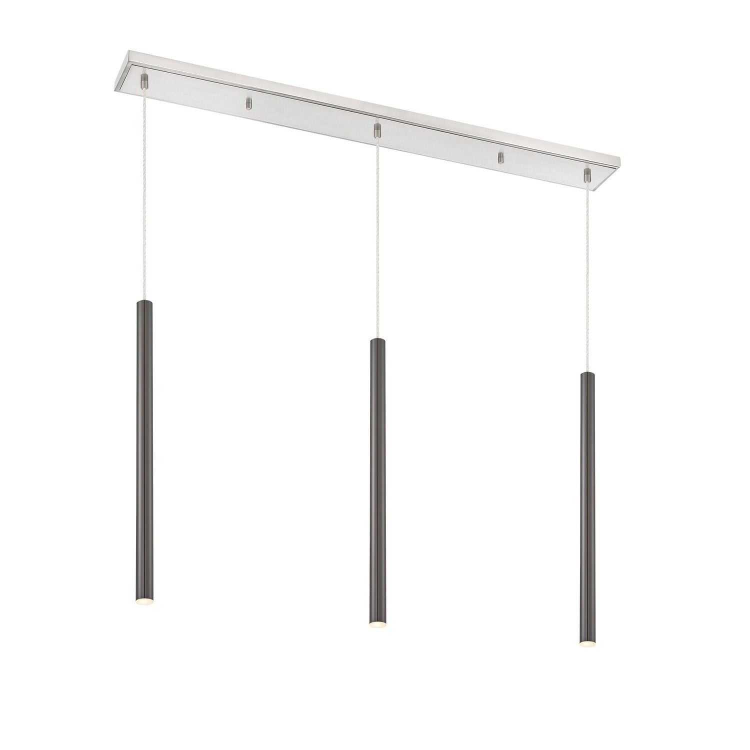 Z-Lite - 917MP24-PBL-LED-3LBN - LED Linear Chandelier - Forest - Brushed Nickel