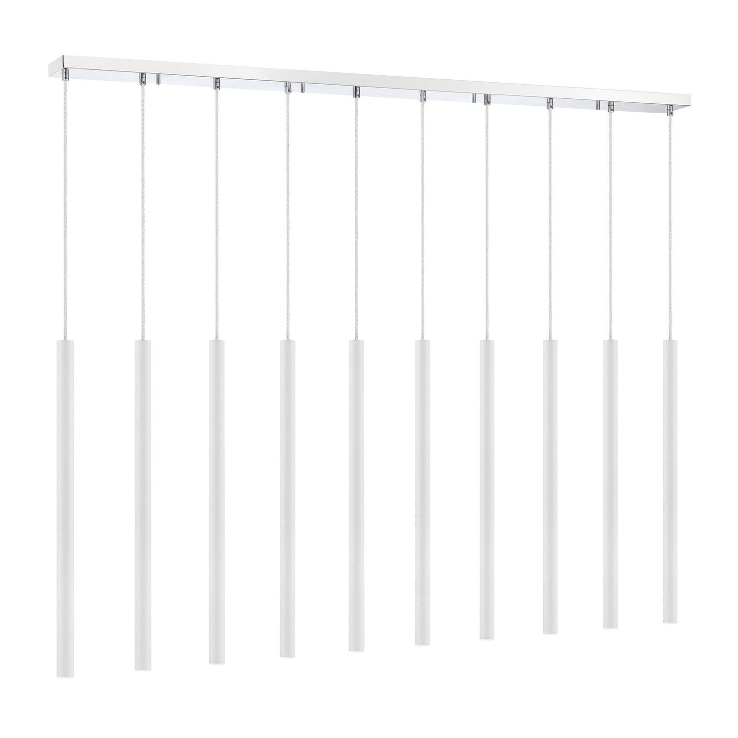 Z-Lite - 917MP24-WH-LED-10LCH - LED Linear Chandelier - Forest - Chrome