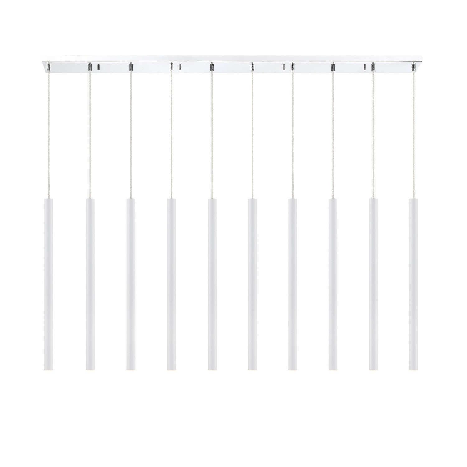 Z-Lite - 917MP24-WH-LED-10LCH - LED Linear Chandelier - Forest - Chrome