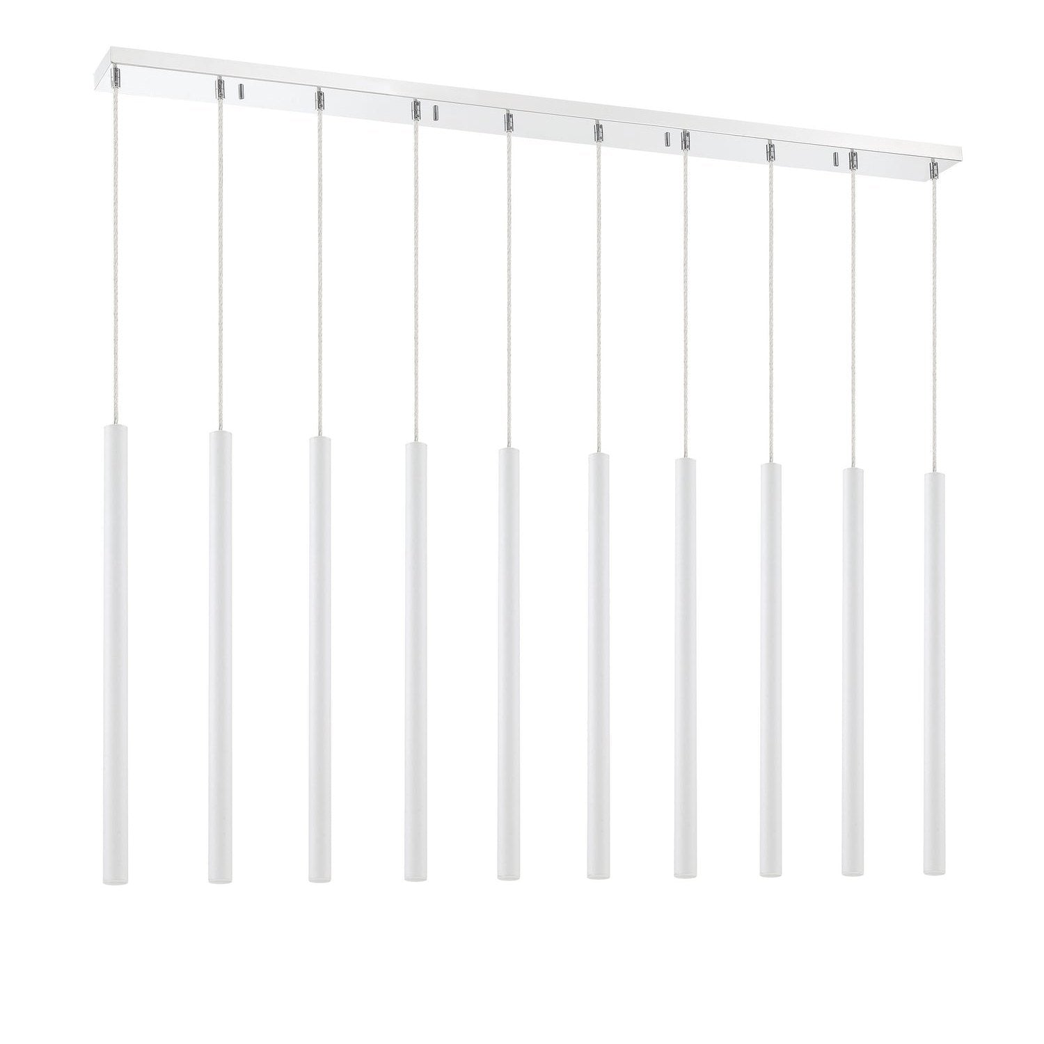 Z-Lite - 917MP24-WH-LED-10LCH - LED Linear Chandelier - Forest - Chrome