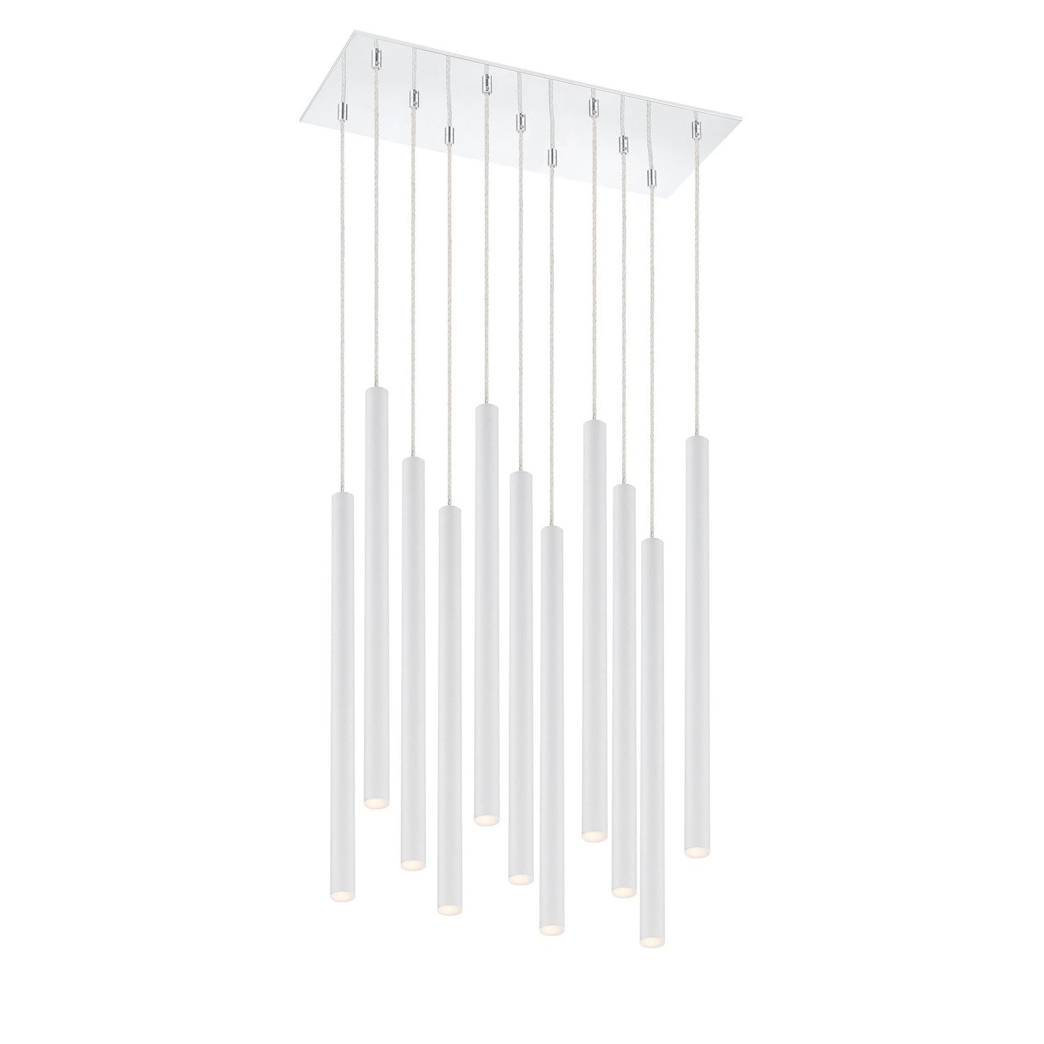 Z-Lite - 917MP24-WH-LED-11LCH - LED Chandelier - Forest - Chrome