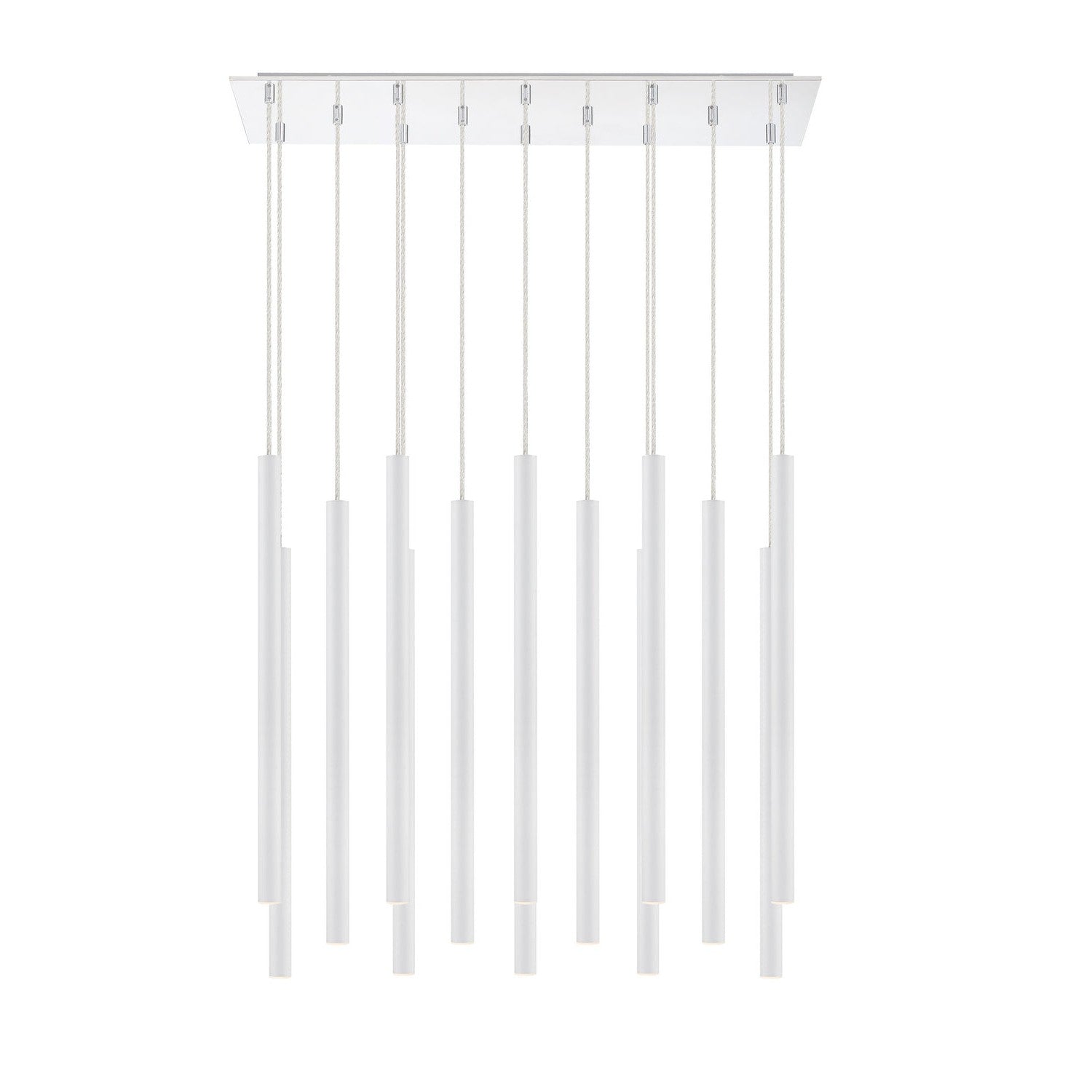 Z-Lite - 917MP24-WH-LED-14LCH - LED Chandelier - Forest - Chrome