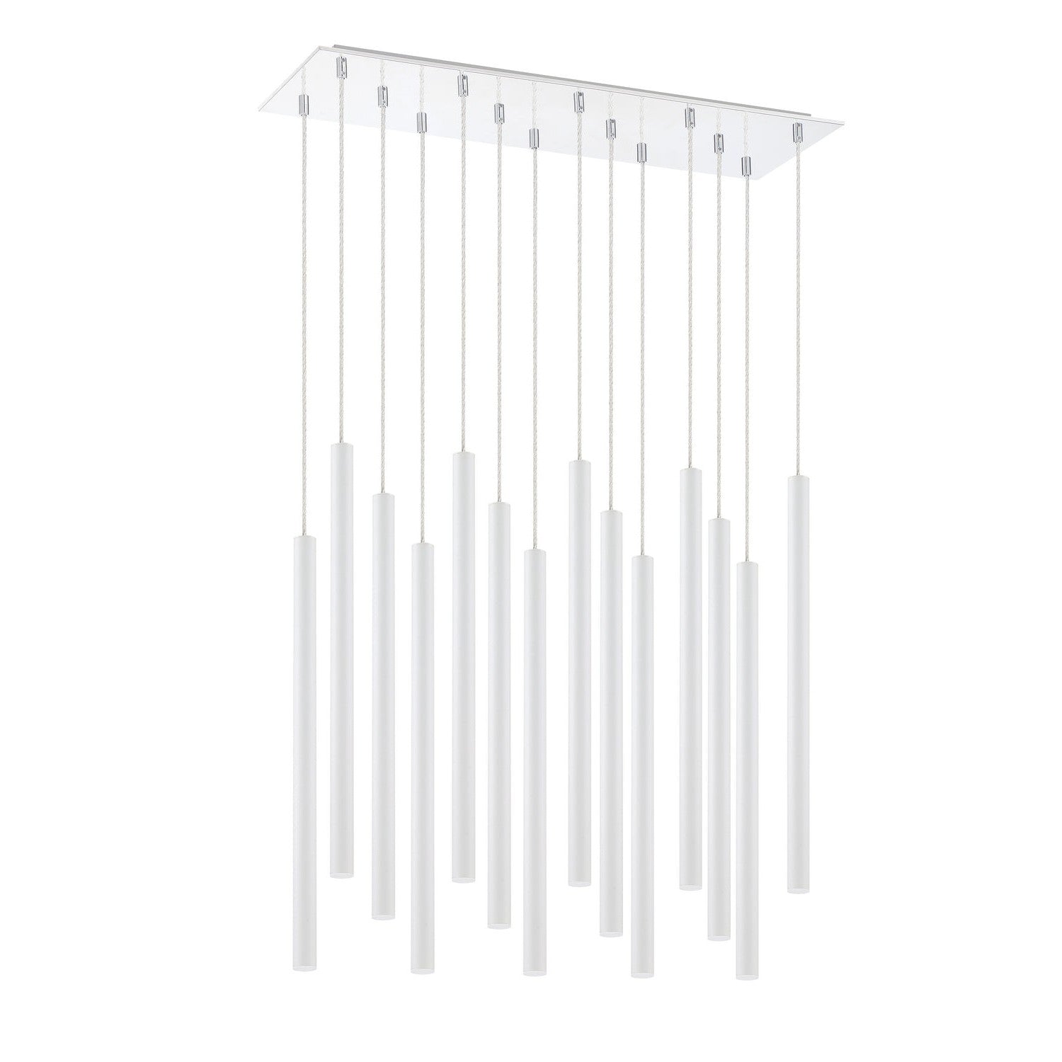 Z-Lite - 917MP24-WH-LED-14LCH - LED Chandelier - Forest - Chrome