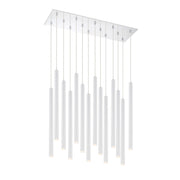 Z-Lite - 917MP24-WH-LED-14LCH - LED Chandelier - Forest - Chrome
