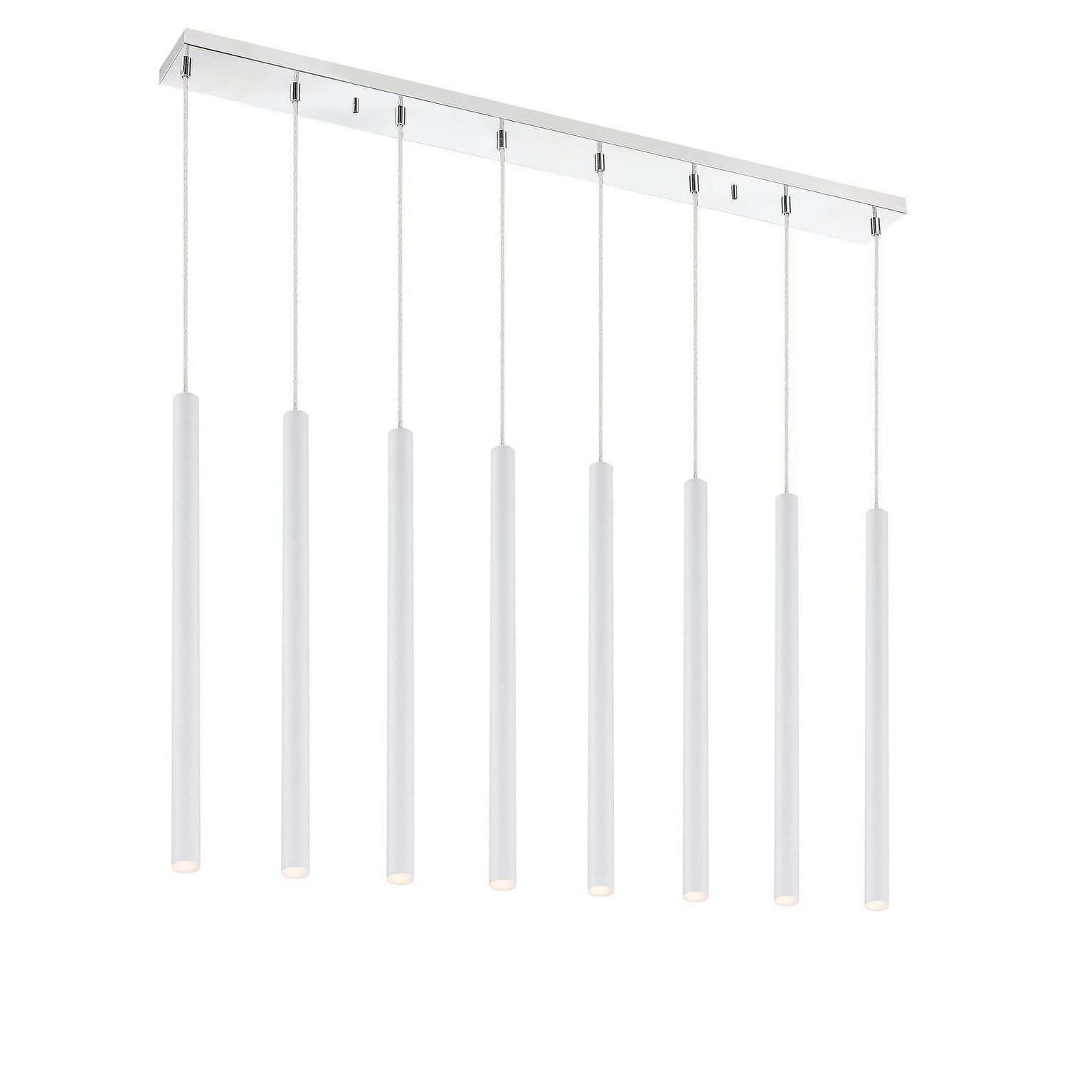 Z-Lite - 917MP24-WH-LED-8LCH - LED Linear Chandelier - Forest - Chrome