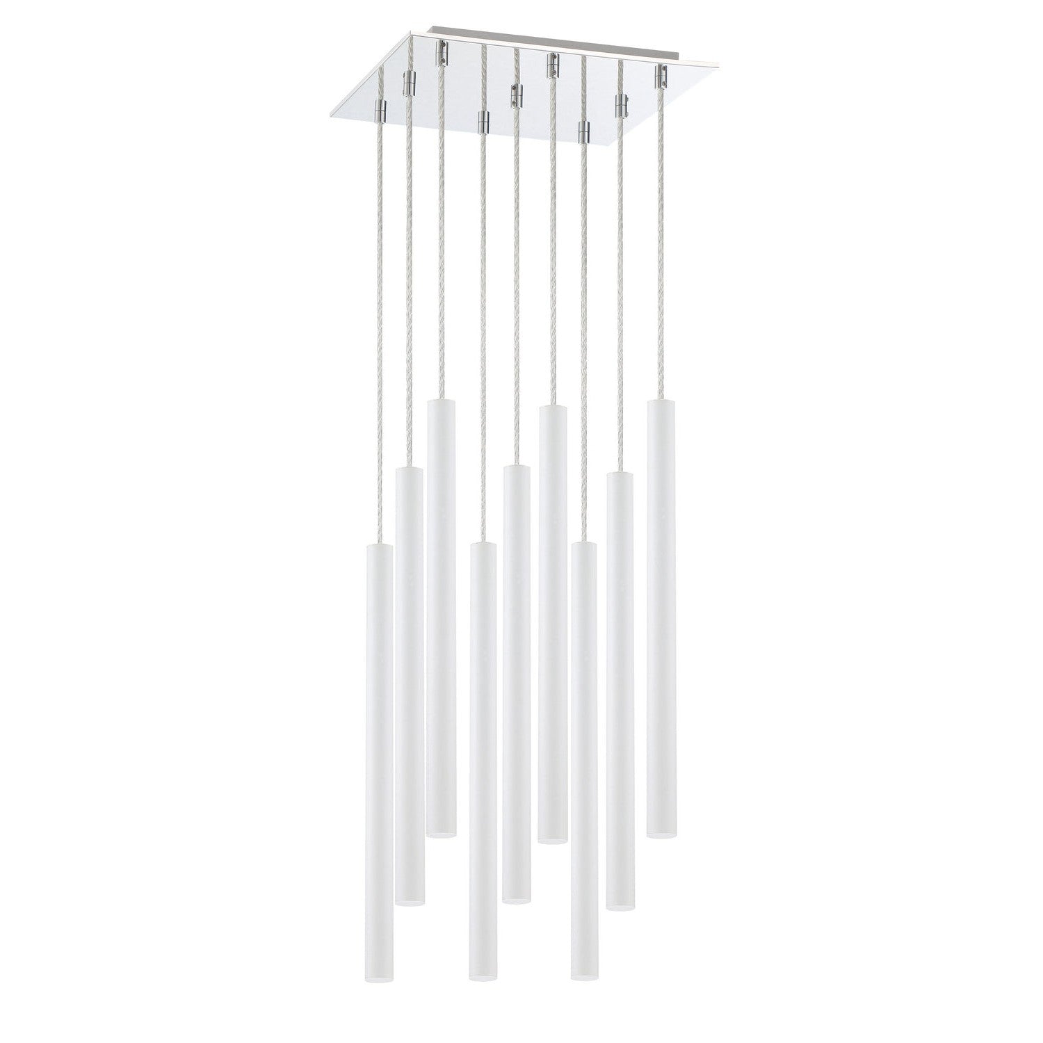 Z-Lite - 917MP24-WH-LED-9SCH - LED Chandelier - Forest - Chrome