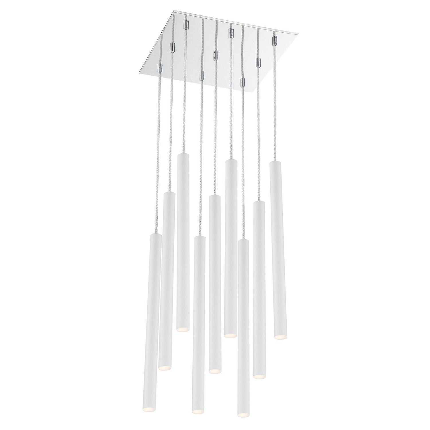 Z-Lite - 917MP24-WH-LED-9SCH - LED Chandelier - Forest - Chrome