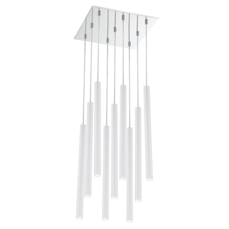 Z-Lite - 917MP24-WH-LED-9SCH - LED Chandelier - Forest - Chrome