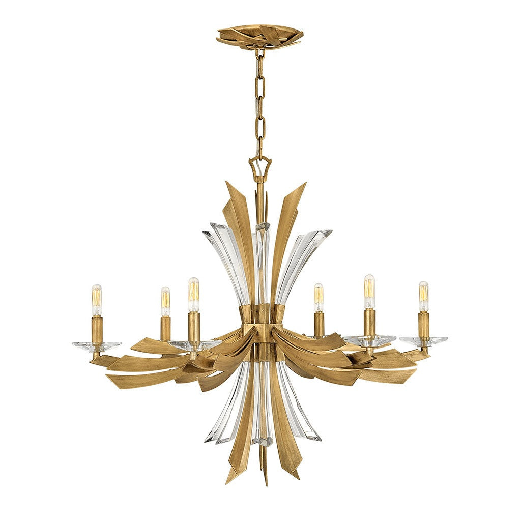 Fredrick Ramond - FR40908BNG - LED Chandelier - Vida - Burnished Gold