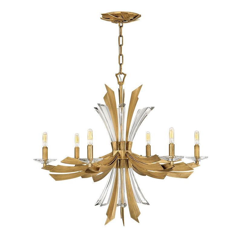 Fredrick Ramond - FR40908BNG - LED Chandelier - Vida - Burnished Gold