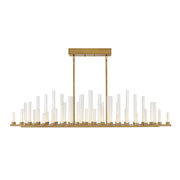 Fredrick Ramond - FR46108HBR - LED Linear Pendant - Trinity - Heritage Brass