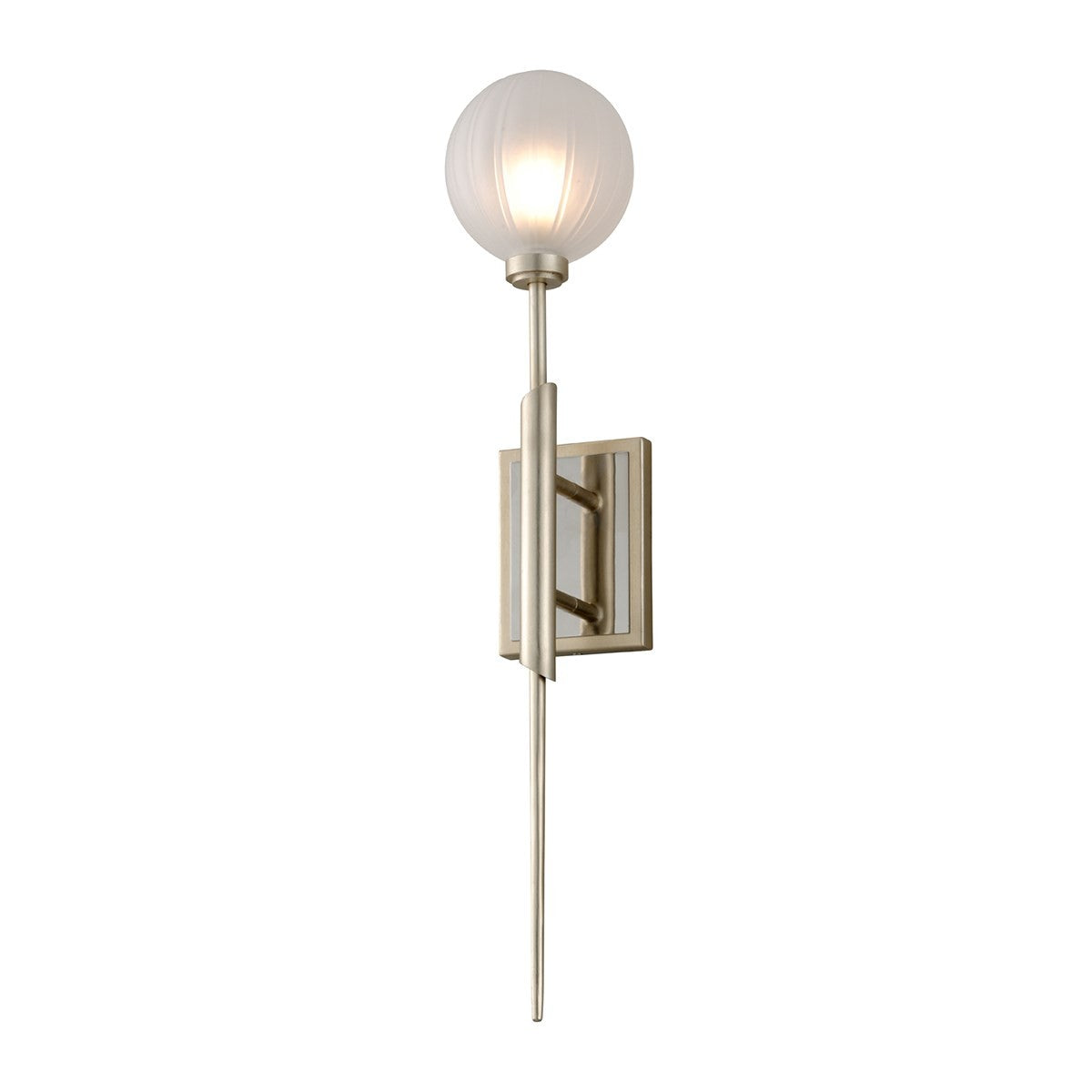 Corbett Lighting - 263-11 - One Light Wall Sconce - Tempest - Satin Silver Leaf