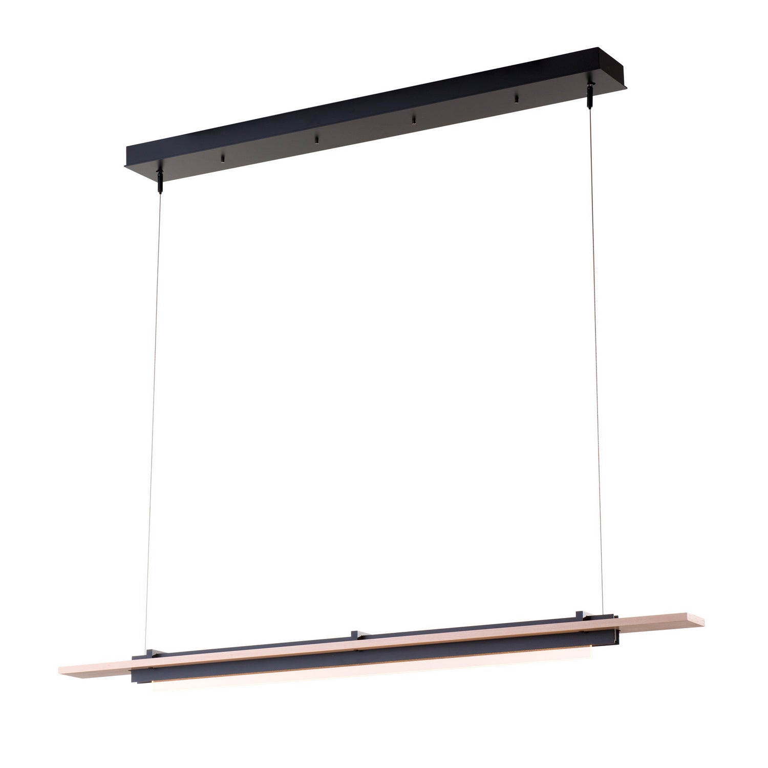 Hubbardton Forge - 139920-LED-STND-10-WD - LED Pendant - Plank - Black