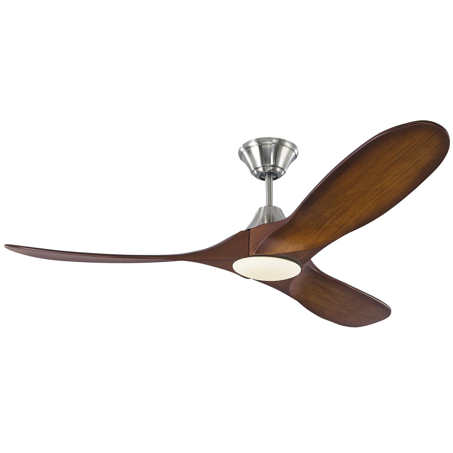Visual Comfort Fan - 3MAVR52BSKOAD - 52"Ceiling Fan - Maverick - Brushed Steel