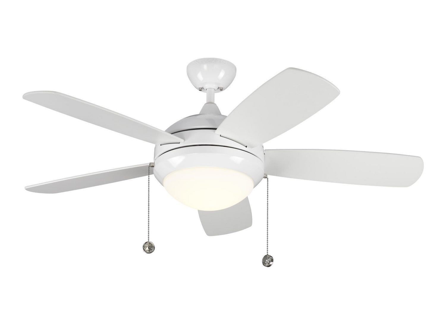 Generation Lighting - 5DIC44WHD-V1 - 44" Ceiling Fan - Discus - White