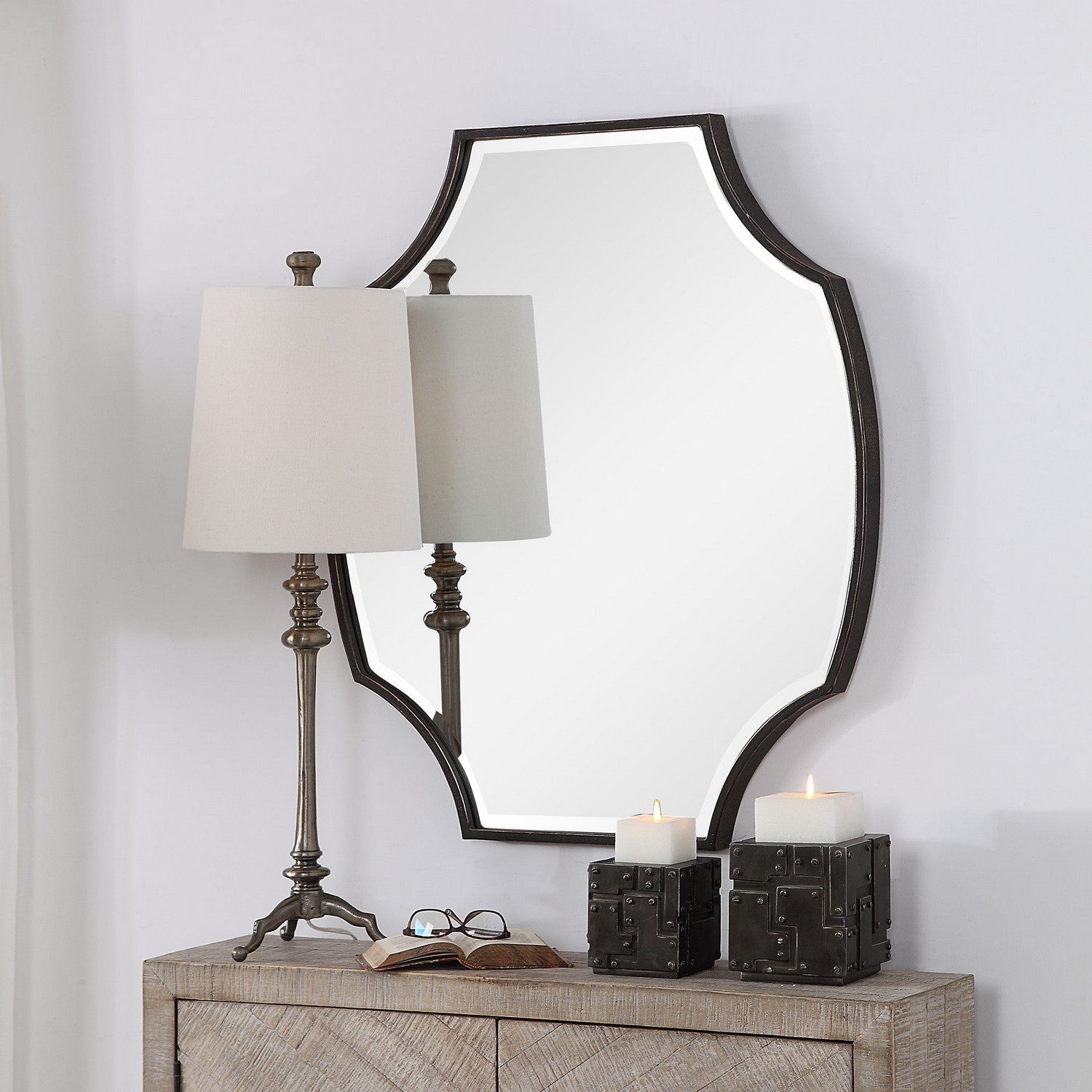 Uttermost - 09526 - Mirror - Ulalia - Dark Rustic Bronze