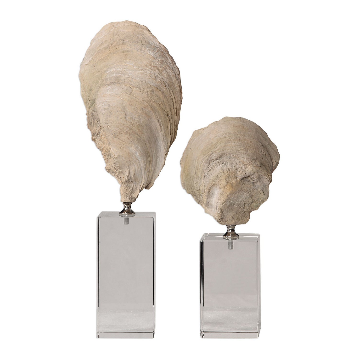 Uttermost - 17523 - Sculpture, Set/2 - Oyster - Aged Ivory