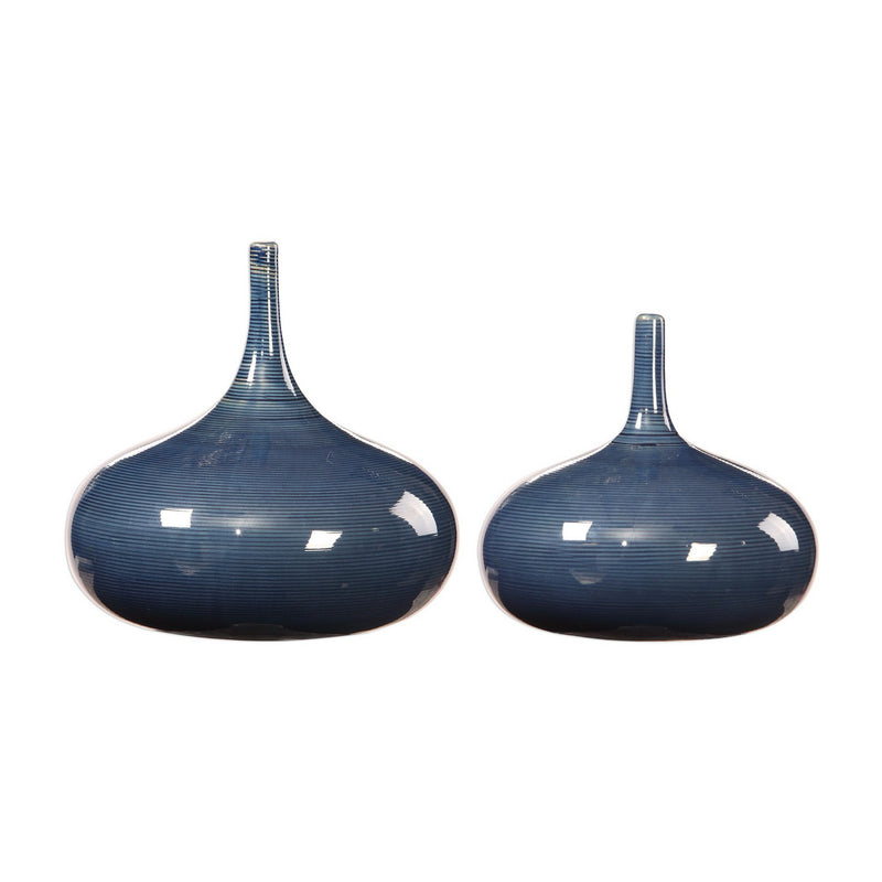 Uttermost - 18988 - Vases, S/2 - Zayan - Blue