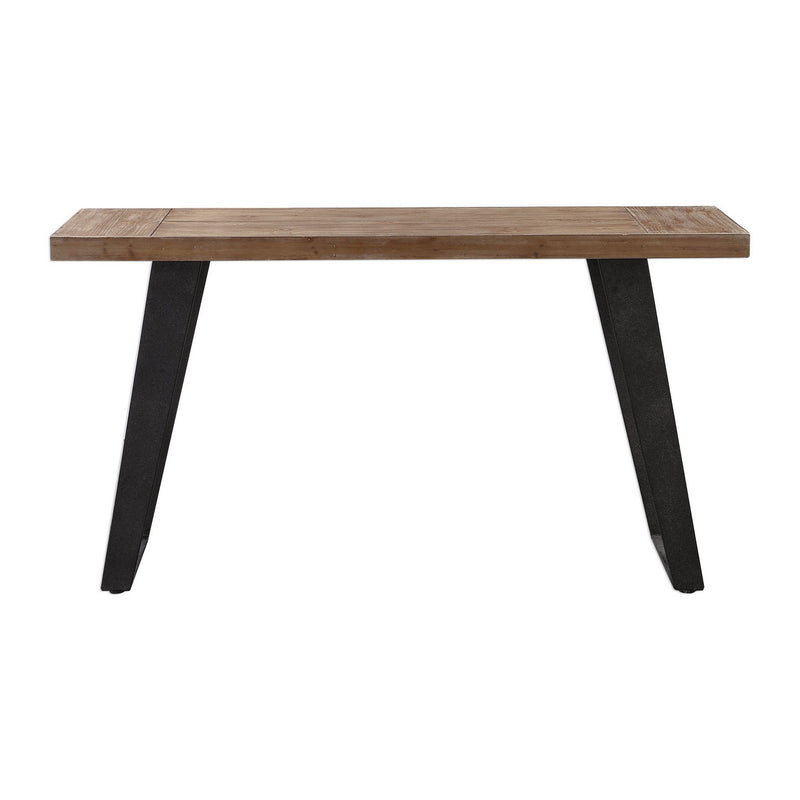 Uttermost - 24877 - Console Table - Freddy - Aged Black