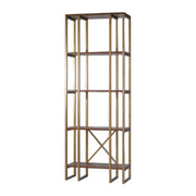 Uttermost - 25347 - Etagere - Karishma - Brushed Antique Gold