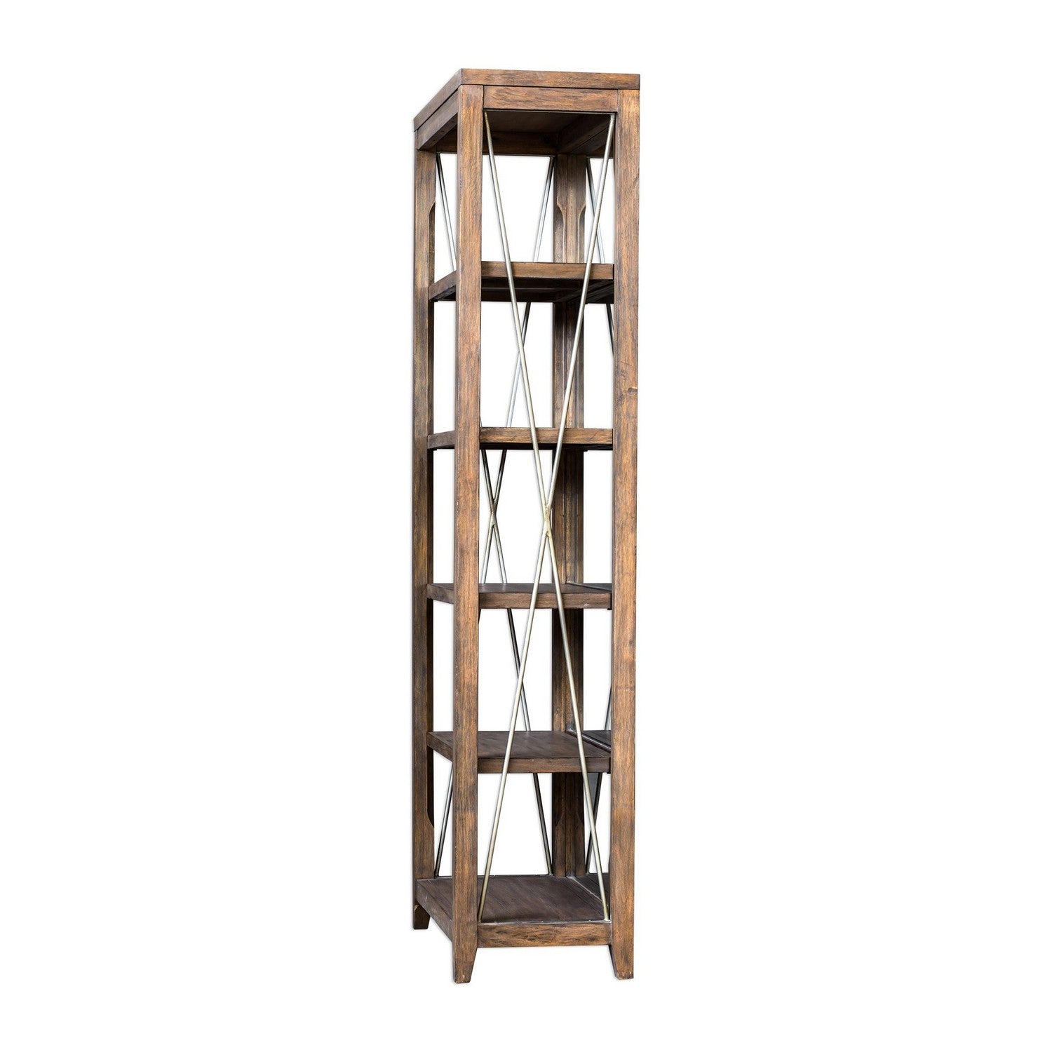 Uttermost - 25434 - Etagere - Delancey - Antique Pewter